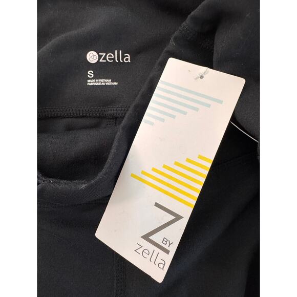 New ZELLA NORDSTROM Black Studio Luxe High Waist Pocket 7/8 Leggings Size S - Picture 6 of 7